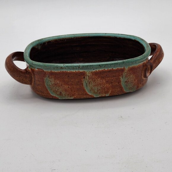 Pedar Hegland Pottery Dish with Handles - Picture 2 of 4